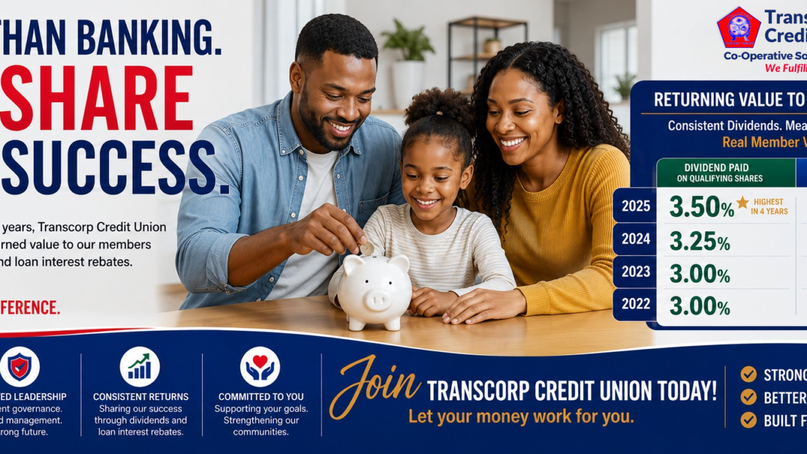 More Than Banking. We Share Our Success.