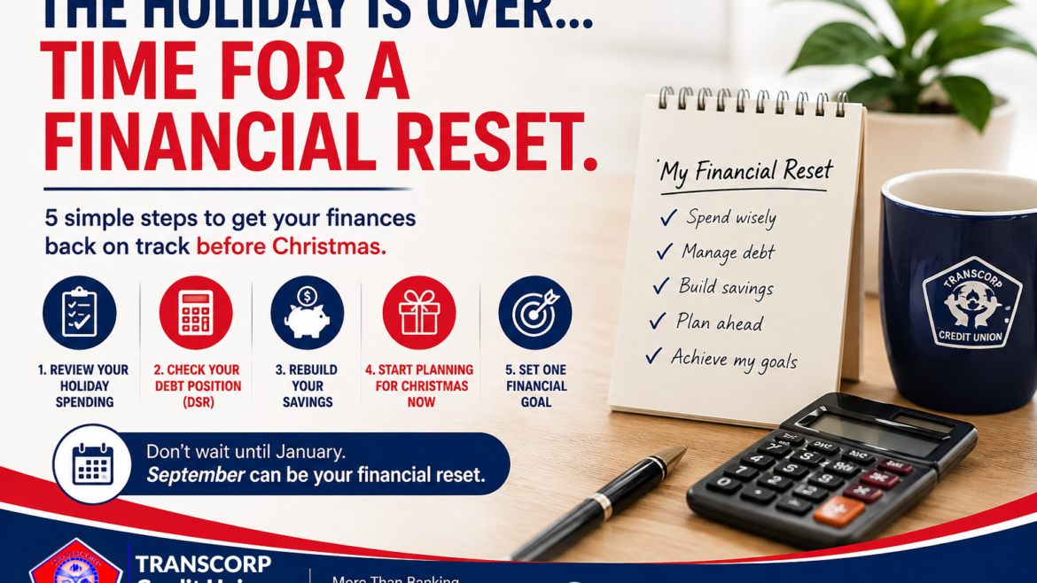 The Holiday Is Over… Time for a Financial Reset